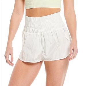 Free People movement white shorts